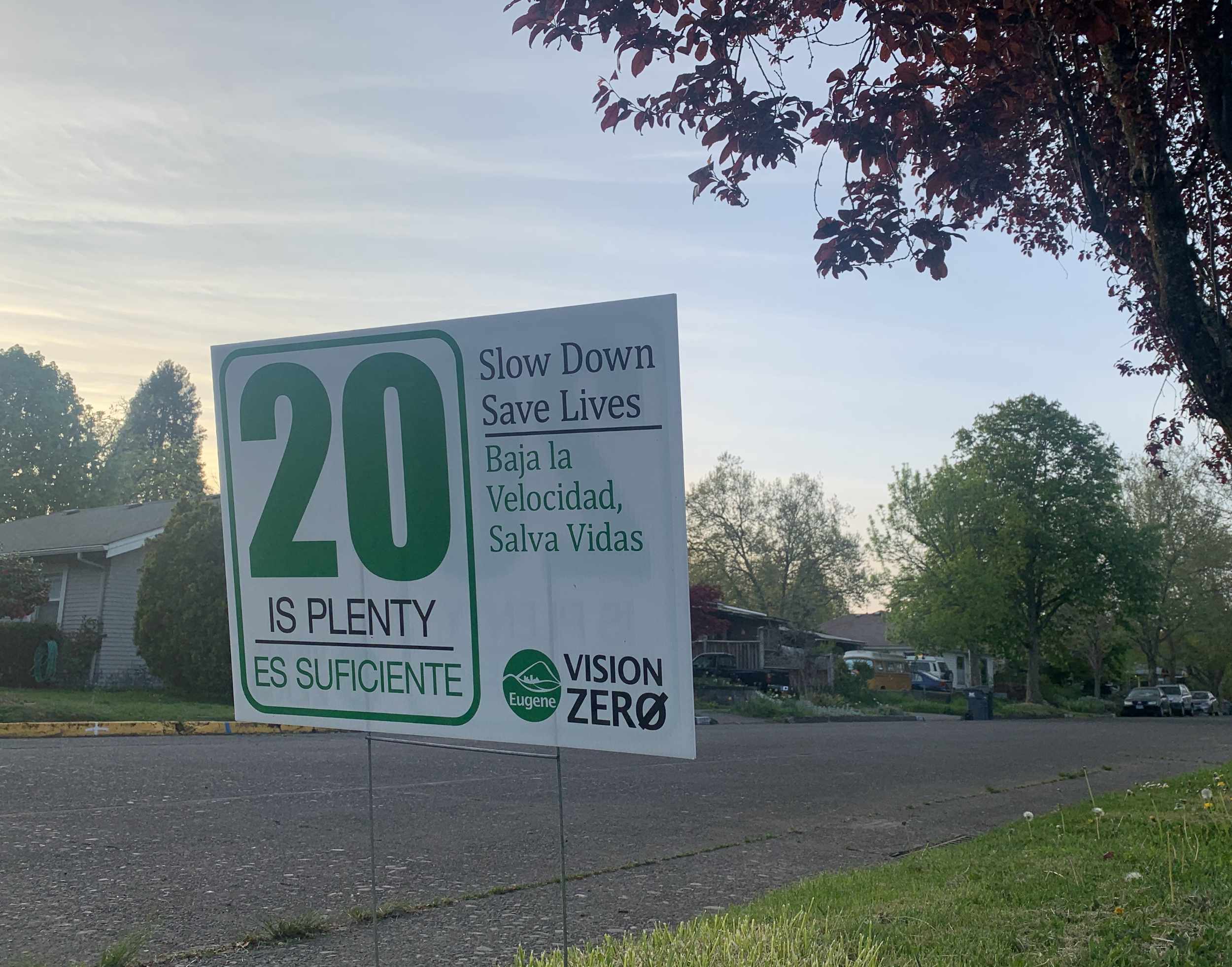 Request your free '20 is Plenty' yard sign | BEST