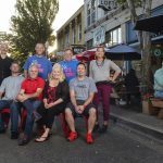 Downtown Dreamers. Back row: Tyson Kidder, Tony & Ryan Koth, and Jenna Fribley Front row: Jack Wellborn, David & Nita Loveall, Masaka Properties LLC, and Travers Lang