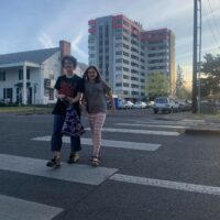 kids crossing street